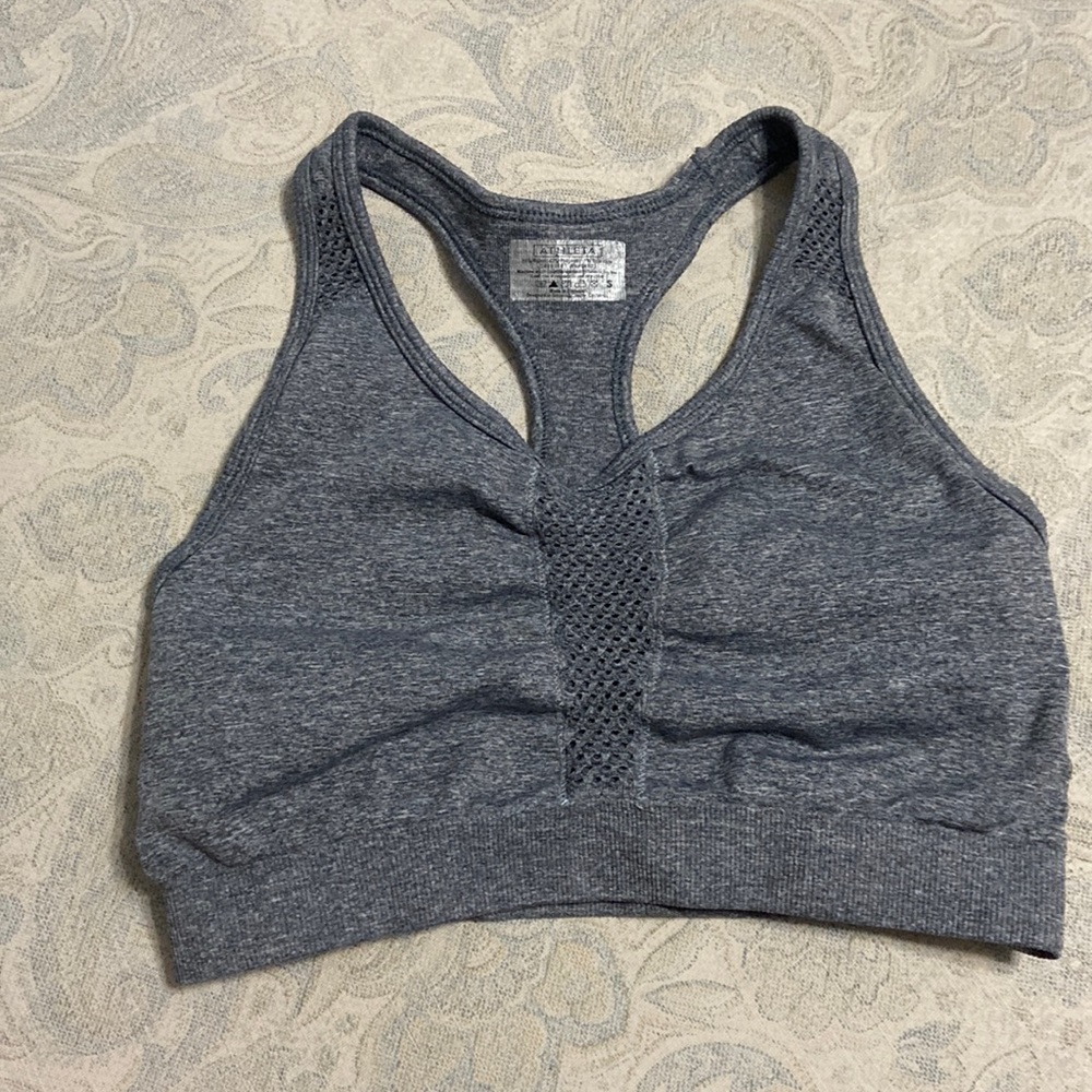 Size small grey Athleta sports bra